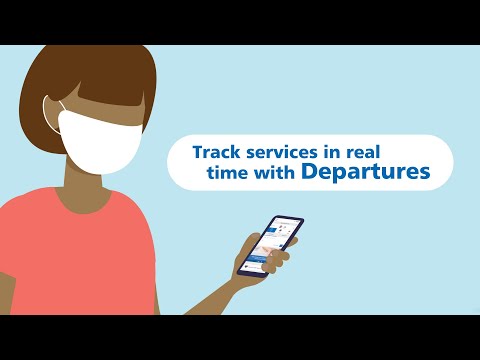 Track services in real time with Departures.