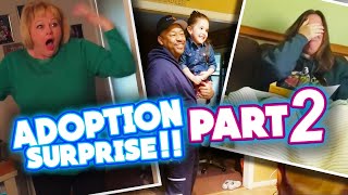 ADOPTION SURPRISE Part 2!! that will melt your heart | adoption compilation!