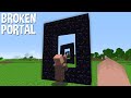 How to BROKEN PORTAL ILLUSION inside Minecraft ? MYSTERY ILLUSION !