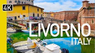 Tuscany&#39;s &#39;Little Venice&#39; | 4k Walking Tour through Livorno, Italy Cruise Port