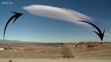 What causes Lenticular clouds?
