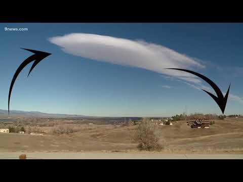 What causes Lenticular clouds?