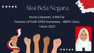 Aksi Bela Negara - LATSAR CPNS 2022 - Novia Lidyawati