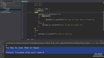 الشروط المتعددة جافا | Java nested if | else if