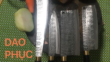 BỘ DAO LÀM BẰNG NHÍP  PHỤC VỤ NHÀ BẾP MUA DAO GỌI ZALO 0982267806