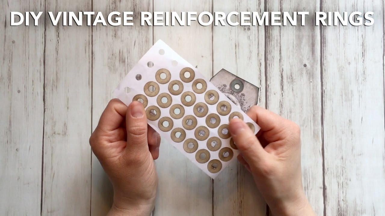 HOW TO MAKE Vintage Reinforcement Rings for pennies