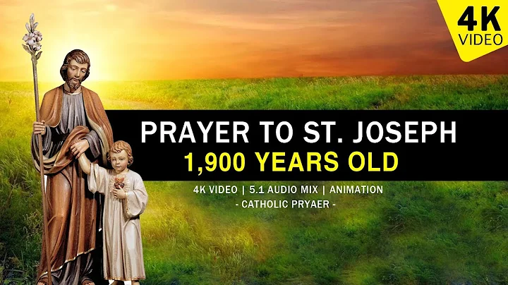PRAYER TO ST. JOSEPH 1,900 YEARS OLD | 4K VIDEO