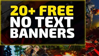 Top 20+ Gaming Banner Template No Text | Banner for PC/Mobile | Free Download