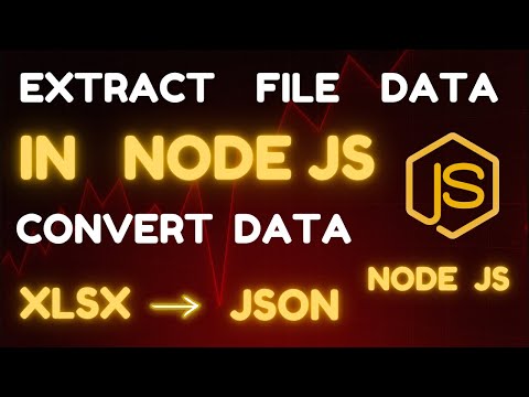 Convert Excel to JSON in Node.js | Read Excel File in Node.js | Node.js Excel Data Extract Tutorial