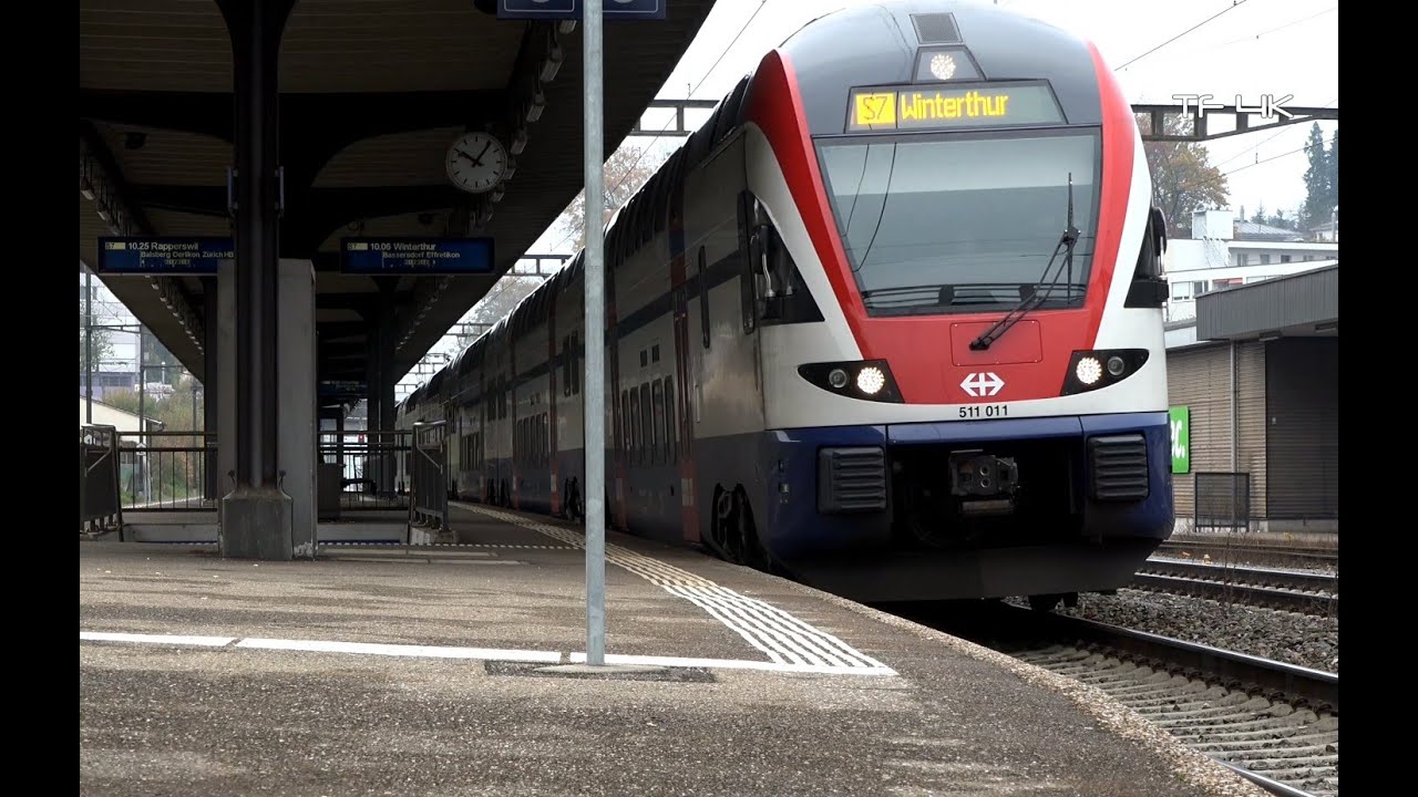 S-Bahn ZH Kloten S7 nach Winterthur - YouTube