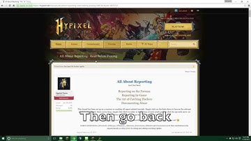 Hypixel Tutorial - Reporting Players