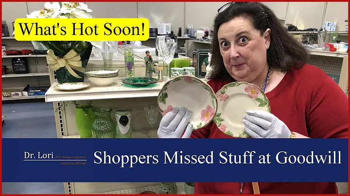 What's Hot Soon! Goodwill Shoppers Missed Lamps, Ceramics & Frames, VHS Tapes - Thrift with Dr. Lori