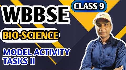 Model Activity Tasks II2021 class IX Subject :- Bio-science