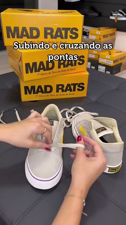 Tênis Mad Rats Old School Couro Preto Mescla - Radical Place - Loja Virtual  de Produtos Esportivos
