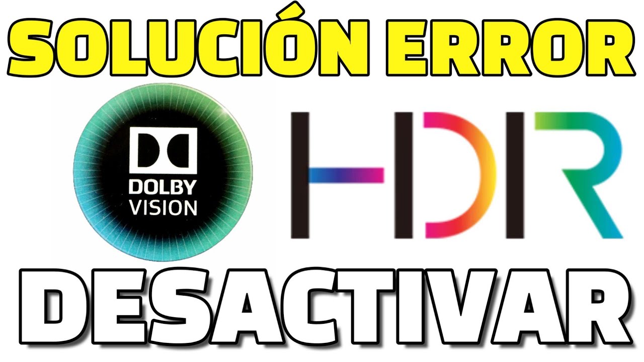 How to deactivate Dolby vision on your TV How to solve