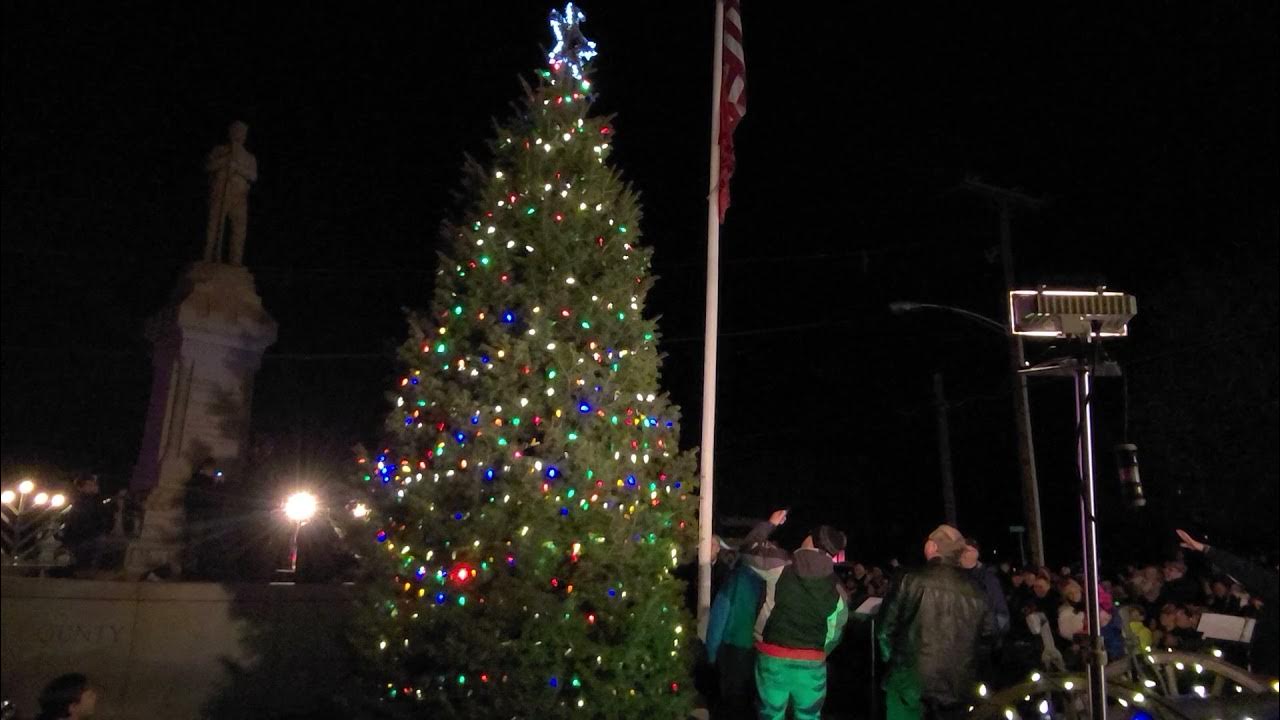 Flemington NJ Christmas Holiday Tree Illumination and Lighting Ceremony