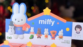 ☃️ Miffy: Winter Series blind box case unboxing!