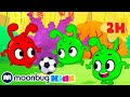 ⚽ Morphle vs Orphle ⚽| Futebol Mundial 2022 | 2 HORAS DE MORPHLE BRASIL! | Moonbug Kids em Português