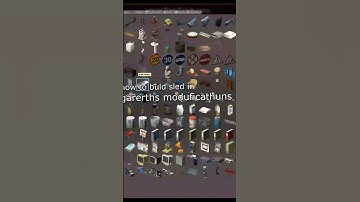 how to build a sled in g mod #shorts