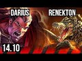 Darius vs renekton top  401 1600 games  na master  1410