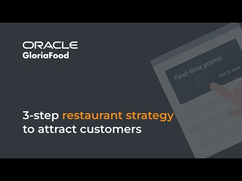 Restaurant strategies to attract customers using GloriaFood’s Kickstarter module