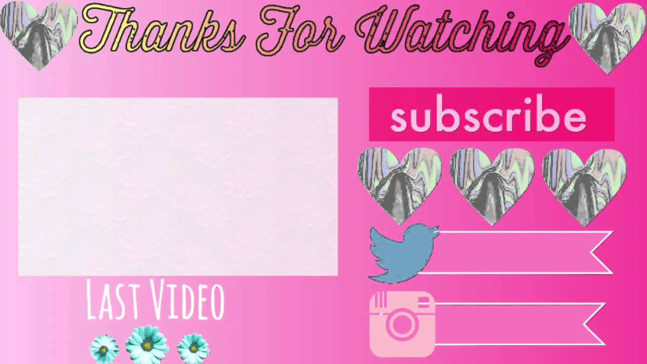 youtube end screen template 2018 youtube end screen template 2018