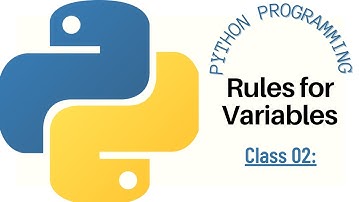 variables in Python Programming | Python programming Class 02