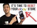 Reset Your eBay Store To Zero..