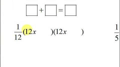 Factoring Trinomials