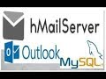 Hmail complete setup with domain mysql mx records  outlook