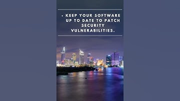 Protect Yourself! 4 Simple Cybersecurity Tips. #shorts #shortvideo #bestpractice