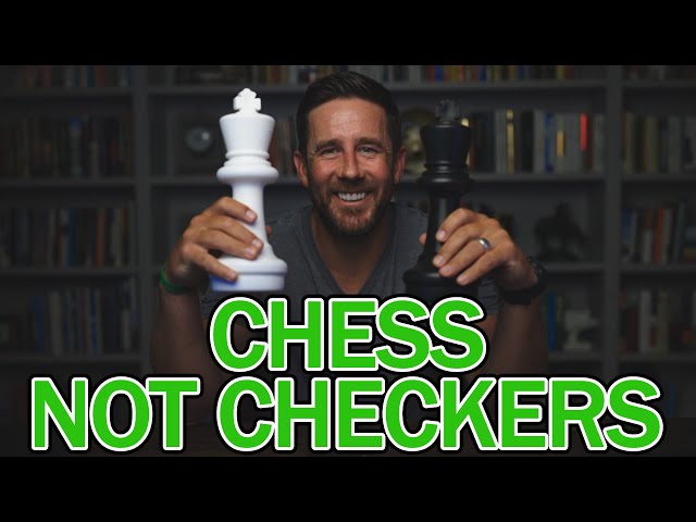 Chess Not Checkers - Play To Win Carbon Fiber Purple Checkers