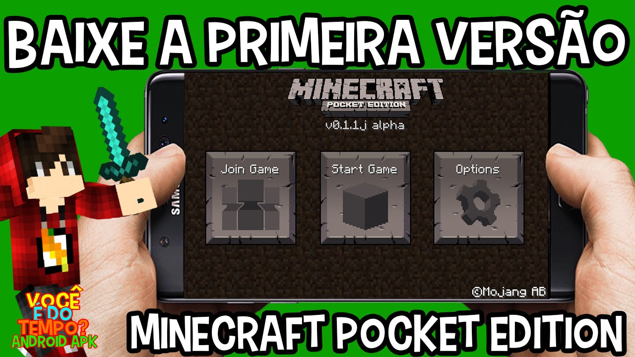 COMO BAIXAR MINECRAFT PE QUALQUER VERSÃO SEM PAGAR NADA !!! 