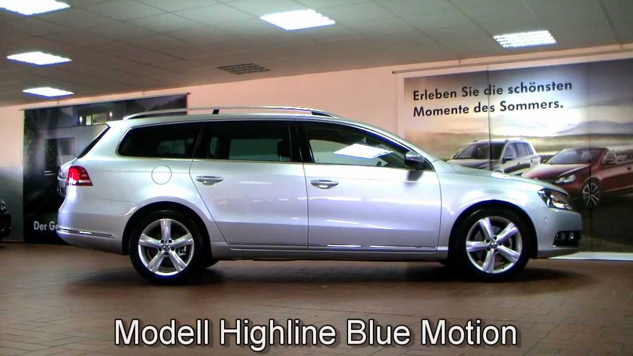 Volkswagen Passat Variant 2.0 TDI Highline Blue Motion Reflexsilber  BE359344 www.autohaus.biz/czychy - YouTube