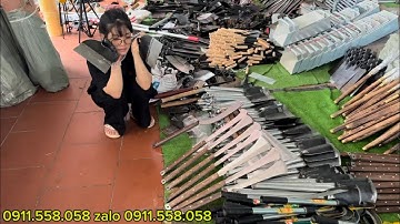 CUỐC BƯỚM SẠC CỎ THÉP LƯỠI CƯA SỊN DAO THÉP TRẮNG HAI ĐẦU DAO QUẮM TAY MUN 