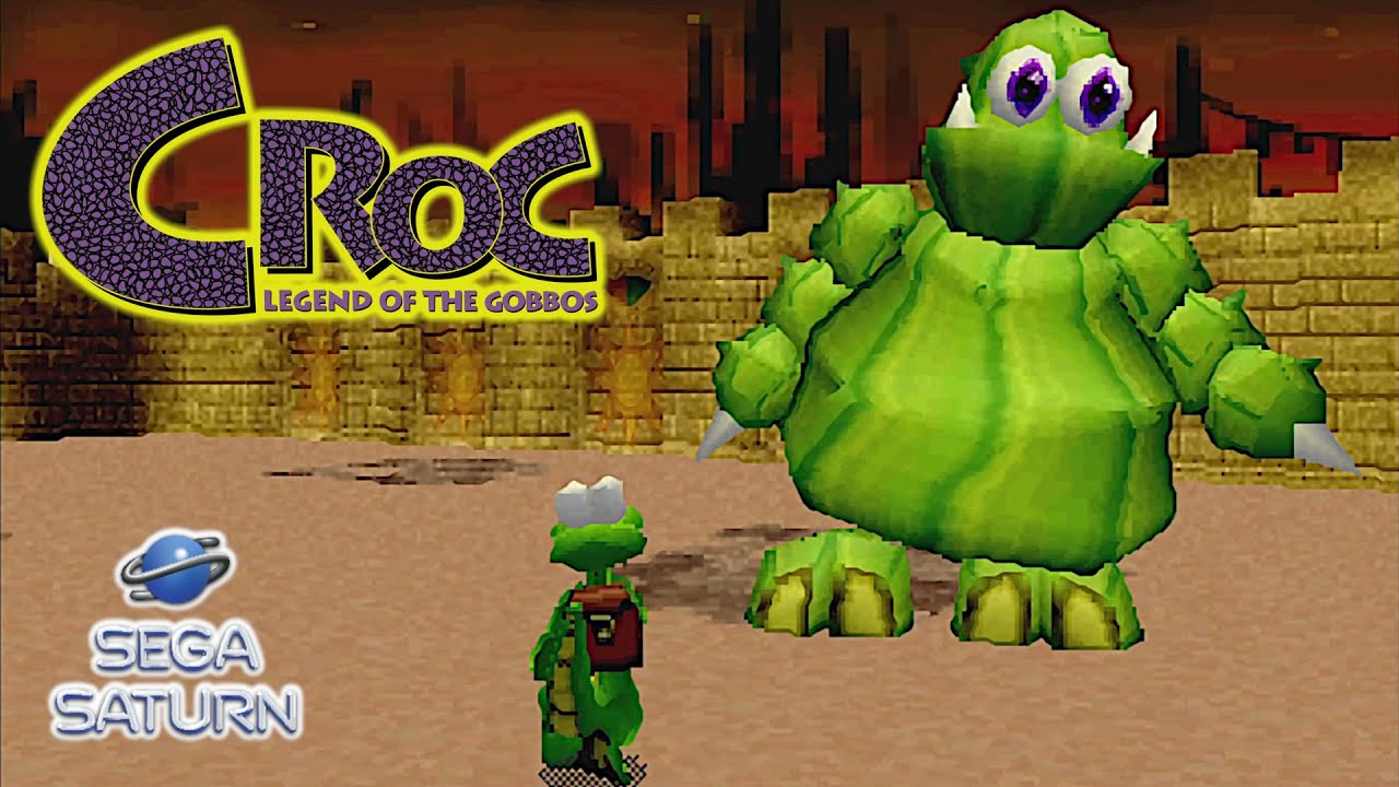 Croc Legend of the Gobbos [Saturn] 100% - Level 3-B2 Cactus Jack's Ranch