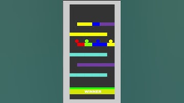 MINI Marble Race - Marble Race in Algodoo #shorts