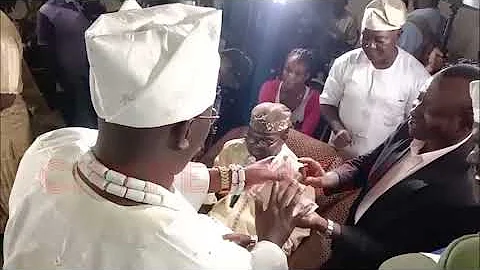 Watch How Chief Commander Ebenezer Obey Sang For Aare Gani Adams @ His Birthday Party