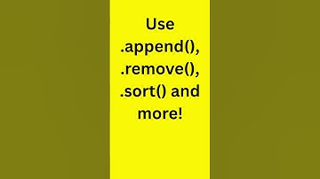 Why Python Lists Are Awesome 🧰 #Shorts