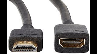 AmazonBasics HDMI Extension cable - 10ft Unboxing