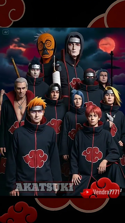 AKATSUKI MEMBER IN ACTION ❗❗ LIVE WALLPAPER