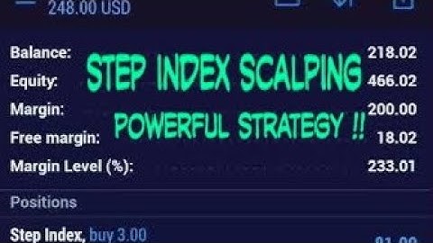 Step index 1 minutes scalping strategy