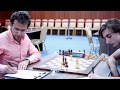 Final moments of Aronian converting a win against Dubov. Watch the interesting end!