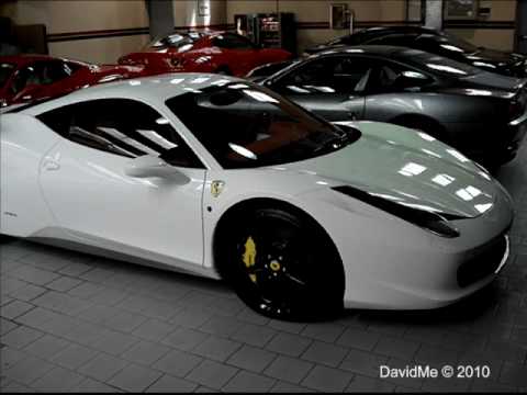 White Ferrari 458 Italia!
