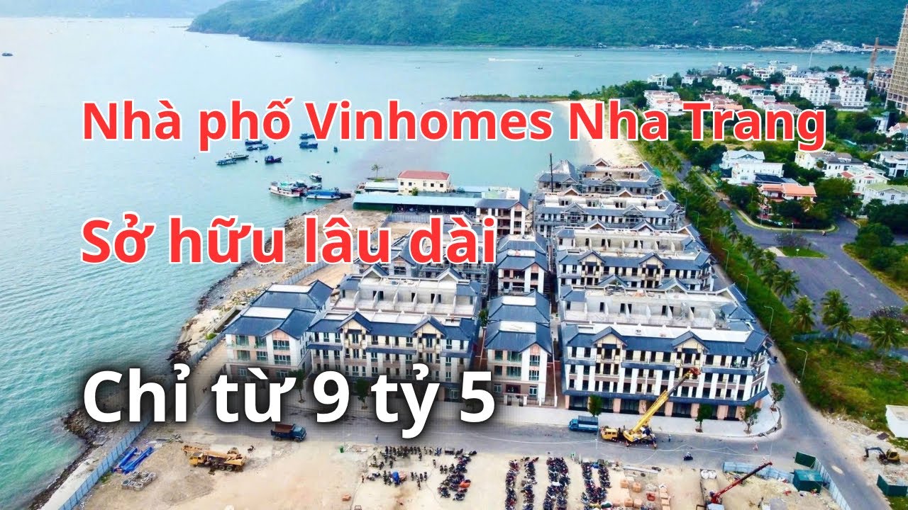 Thăm quan thực tế nhà phố Vinhomes Nha Trang