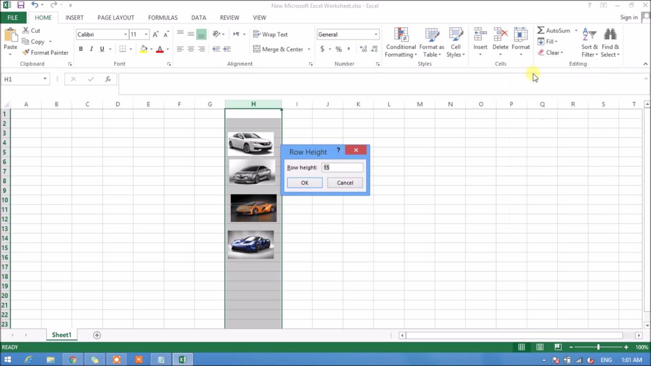 How to insert Multiple Images at Once in Microsoft Excel