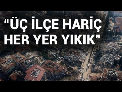 #NTV #HABER Hatay Belediye Başkanı: Üç ilçe hariç her yer yıkık