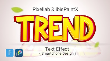 3D Text Effect in Pixellab | Trend Editing Plp File | ibisPaintX Tutorial by Irfan GFX