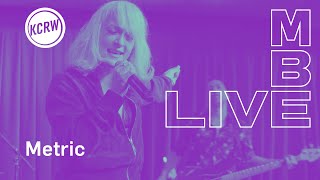 Metric performing &quot;Risk&quot; live on KCRW