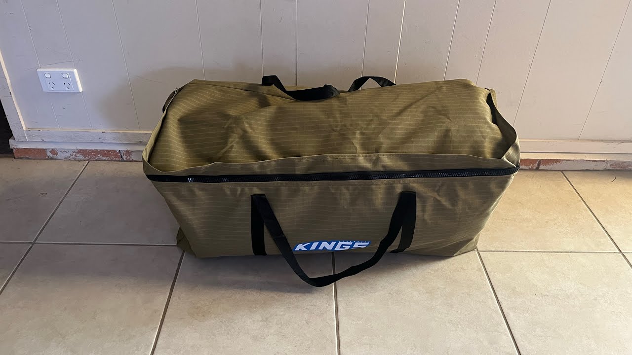 How to fit a KINGS double swag into a single deluxe canvas bag. YouTube